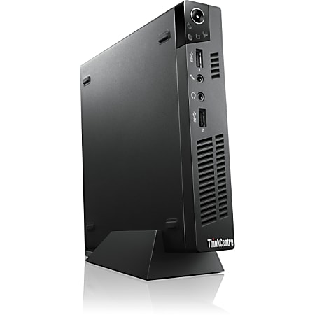 Lenovo ThinkCentre M72e 4004H1U Desktop Computer - Intel Core i3 (3rd Gen) i3-3220T 2.80 GHz - 4 GB DDR3 SDRAM - 500 GB HDD - Windows 7 Professional 64-bit - Tiny - Business Black