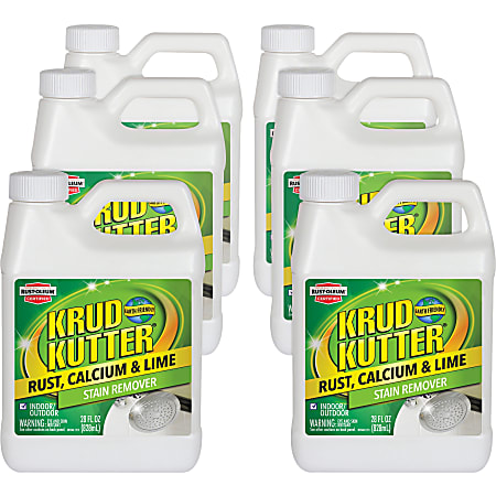 Krud Kutter Stain Remover - Liquid - 28 fl oz (0.9 quart) - 6 / Carton - Clear