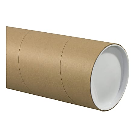 Office Depot® Brand Jumbo Mailing Tubes, 5" x 48", Kraft, Case Of 15 Tubes