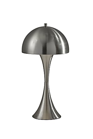 Adesso Lennon Table Lamp, 19-1/2”H, Brushed Steel