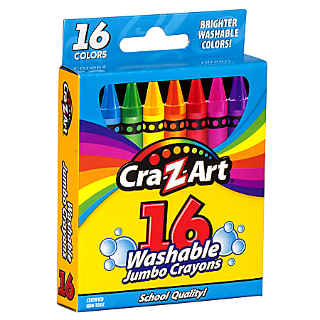 Cra-Z-Art Jumbo Washable Triangular Crayons, 10 Count, Assorted Colors,  Easter Basket Stuffer - DroneUp Delivery