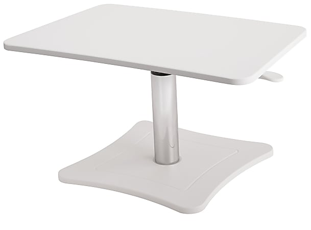 Victor High™ Rise Collection Height-Adjustable Wood Laptop Riser, 15 1/4"H x 21"W x 13"D, White