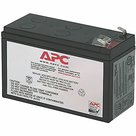 APC Replacement Battery Cartridge #17 - UPS battery - 1x battery - lead acid - black -  - RBC17
