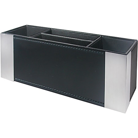 Artistic Architech Line All-in-1 Supply Caddy - Metal - 1 Each - Black, Aluminum