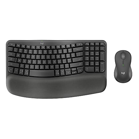 Logitech Wave Keys MK670 Wireless Ergonomic Keyboard And Signature M550 L  Wireless Mouse Combo Graphite 920 012059 - Office Depot