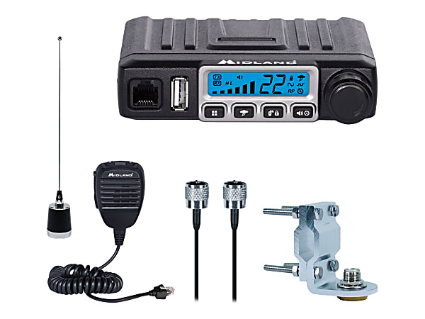 Midland MicroMobile MXT115 - Mobile - two-way radio - GMRS - 462.550 - 462.725 MHz - 15-channel
