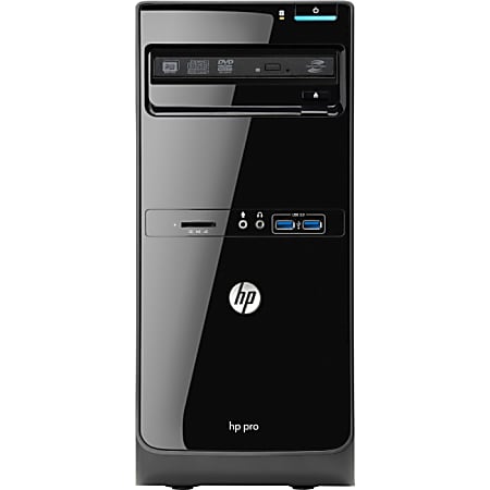 HP Business Desktop Pro 3500 Desktop Computer - Intel Core i3 (3rd Gen) i3-3240 3.40 GHz - 2 GB DDR3 SDRAM - 500 GB HDD - Windows 7 Professional 64-bit upgradable to Windows 8 Pro - Micro Tower - TAA Compliant