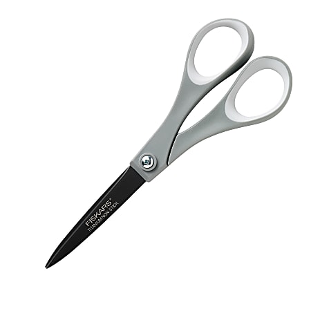 Fiskars® Everyday Titanium Non-Stick Softgrip® Scissors, 7", Straight