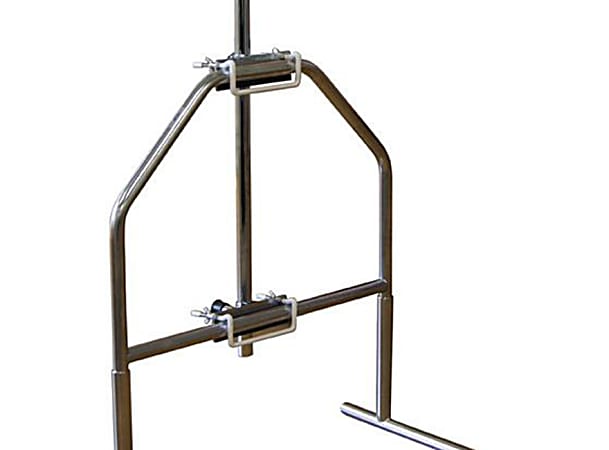 Medline Standard Trapeze Bar With Offset Bracket, Steel