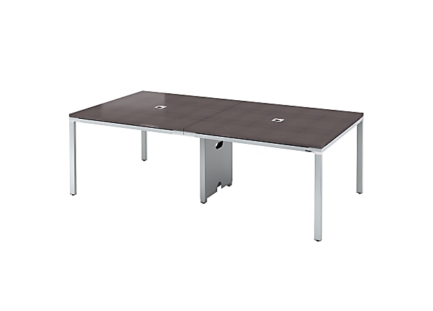 Boss Office Products Simple System Rectangular Conference Table, 29-1/2”H x 95”W x 47”D, Driftwood