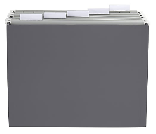Office Depot® Brand Hanging File Folder Desk Organizer, Letter Size, Gray