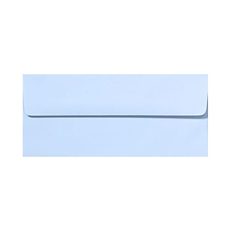 LUX #10 Envelopes, Peel & Press Closure, Baby Blue, Pack Of 1,000
