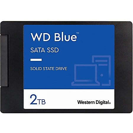 Western Digital® Blue 3D NAND 2TB Internal Hard Drive, SATA III, WDS200T2B0A