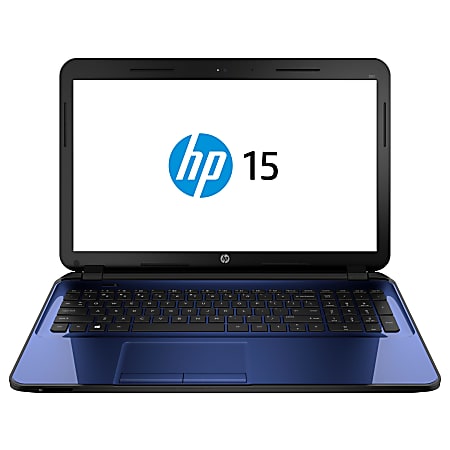 HP 15-d000 15-d059nr 15.6" LCD Notebook - AMD E-Series E2-3800 Quad-core (4 Core) 1.30 GHz - 4 GB DDR3L SDRAM - 500 GB HDD - Windows 8.1 64-bit - 1366 x 768 - BrightView - Revolutionary Blue