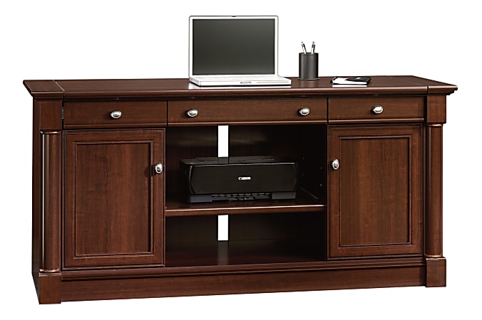 Sauder® Palladia 62&quot;W Computer Credenza With Slide-Out