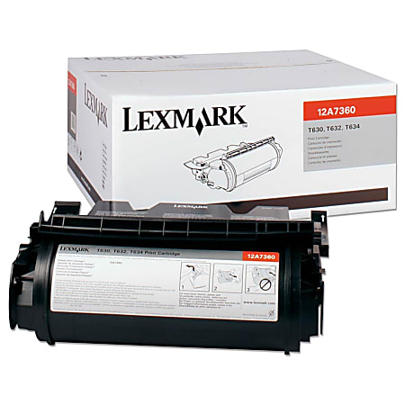 Lexmark Original Toner Cartridge - Laser - 5000 Pages - Black