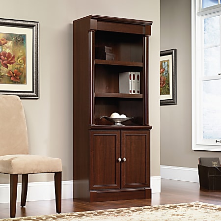 Sauder palladia on sale vintage oak bookcase