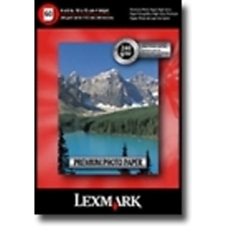 Lexmark Premium - glossy photo paper - 60 sheet(s)