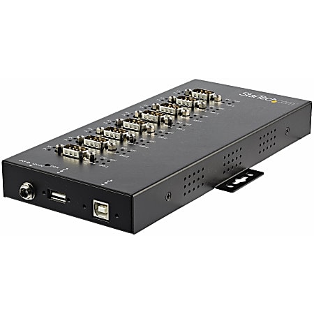 StarTech.com 8-Port Industrial USB to RS-232/422/485 Serial Adapter - 15 kV ESD Protection - USB to Serial Adapter - Add eight COM ports supporting three serial protocols to easily connect serial devices to your computer through USB