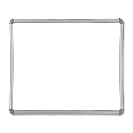 Best-Rite® Magna Rite Magnetic Marker Board, 48" x 48", White Board/Gray Frame
