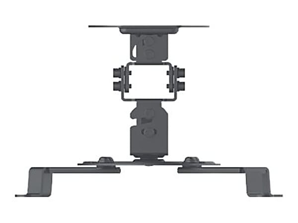 Manhattan Projector Mount, Ceiling, Universal, Tilt, Swivel & Rotate, Height: 15cm, Max 13.5kg, Black, Lifetime Warranty - Bracket - for projector - black - ceiling mountable