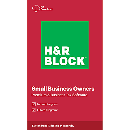 H&R Block 2020, Premium & Business, For PC, Download (Windows)