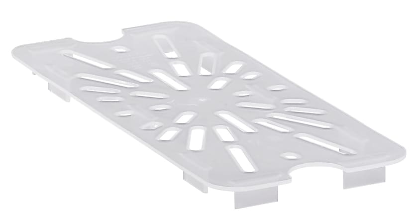 Cambro Translucent GN 1/3 Drain Shelves, 9/16"H x 10-7/16"W x 4-5/8"D, Pack Of 6 Shelves