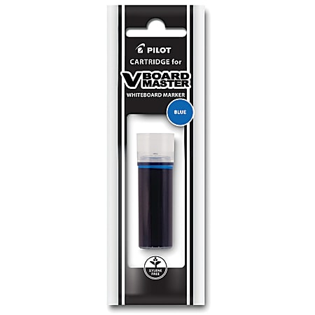 Pilot® V-Board Master BeGreen Dry-Erase Marker Refills, Blue, Pack Of 12