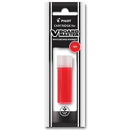 Pilot® V-Board Master BeGreen Dry-Erase Marker Refills, Red, Pack Of 12