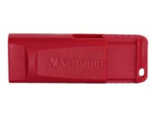 Verbatim Store&#x27;n&#x27;Go USB Flash Drive, 128GB, Red