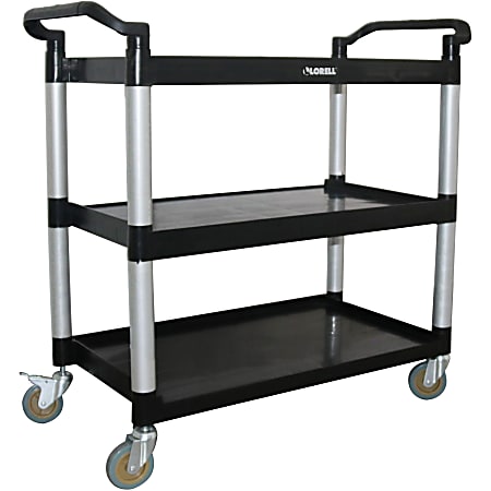 Lorell X-tra Utility Cart - 3 Shelf -