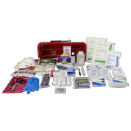 Ready America® Bleed Control Trauma Management Station, Red