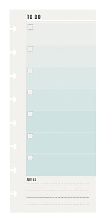 TUL® Discbound Notebook Task Pads, To Do Pack, 3" x 7-1/2", 50 Sheets, Mint