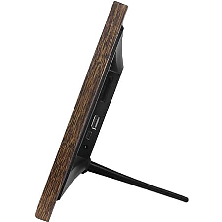 Aluratek 8 inch Distressed Wood Digital Photo Frame with Auto Slideshow ...