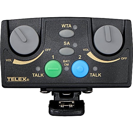 RTS Narrow Band UHF Two-Channel Binaural Wireless Synthesized Portable Beltpack