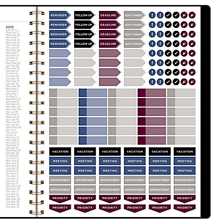 2025 AT A GLANCE EttaVee Monthly Planner Refill 5 12 X 8 12 Art Design - View #6