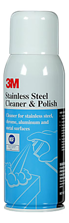 3M™ Stainless Steel Aerosol Cleaner & Polish, 10 Oz Can