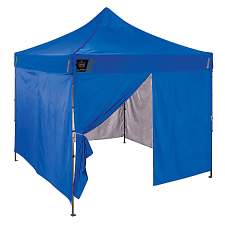 Ergodyne SHAX 6054 Pop-Up Tent Sidewall Kit, 10' x 10', Blue