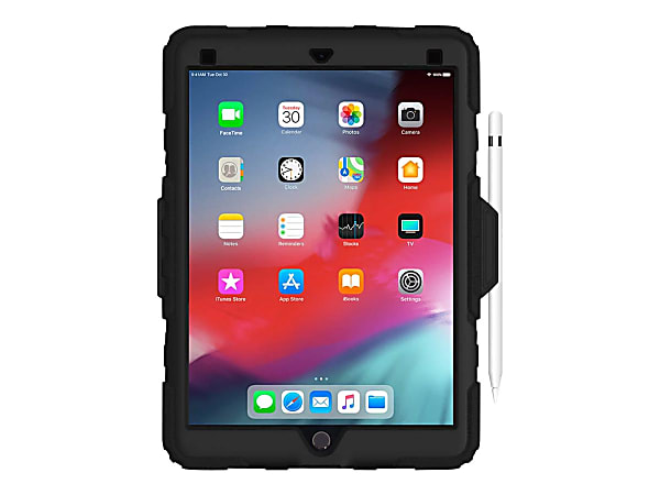 Griffin Survivor All-Terrain - Protective case for tablet - rugged - silicone, polycarbonate - black, clear - for Apple 10.5-inch iPad Air (3rd generation)