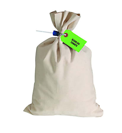 Control Group Canvas Coin Bags 12 x 19 Tan Pack Of 50 Bags Office Depot