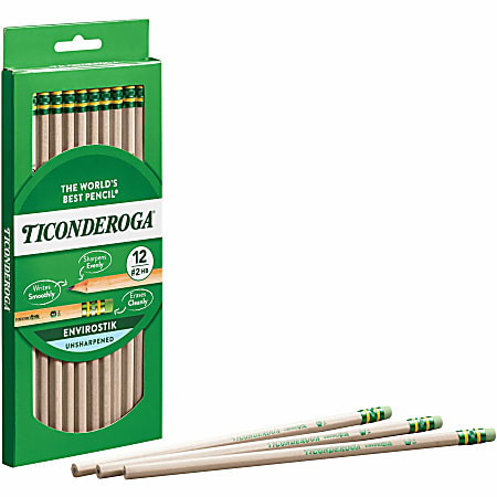 Ticonderoga Pencils Presharpened 2 Lead Soft Pack of 18 - Office Depot