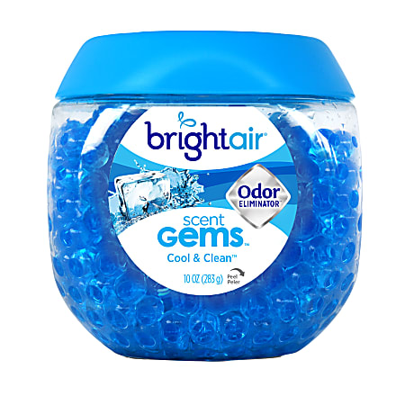 BRIGHT Air® Scent Gems™ Plus Odor Eliminator Beads Air Freshener, Cool & Clean™, 10 Oz