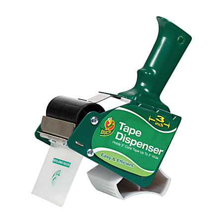 Duck® Extra-Wide Packaging Tape Dispenser, 3" Wide