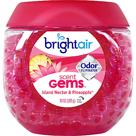 BRIGHT Air® Scent Gems™ Plus Odor Eliminator Beads Air Freshener, Island Nectar & Pineapple™, 10 Oz