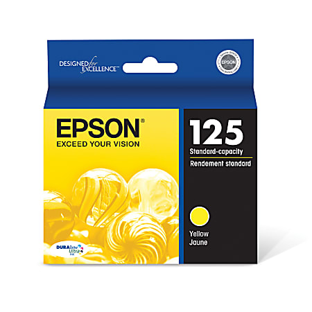 Epson® 125 DuraBrite® Ultra Yellow Ink Cartridge, T125420