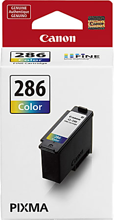 Canon CL-286 AMR Black/Tri-Color Ink Cartridges, 6217C001