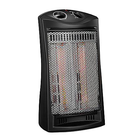 Comfort Glow® 5,120-BTU Radiant Quartz Tower Indoor Space Heater, Black, QTH351