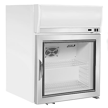 Edgecraft Maxx Cold Counter-Top Merchandiser Freezer, 2.1 Cu. Ft., White