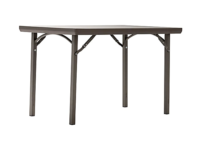 Cosco Folding Table, Rectangle, 30"H x 48"W, Brown