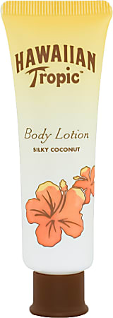 Hotel Emporium Hawaiian Tropic Body Lotion, Silky Coconut, 1 Oz, Pack Of 144 Tubes